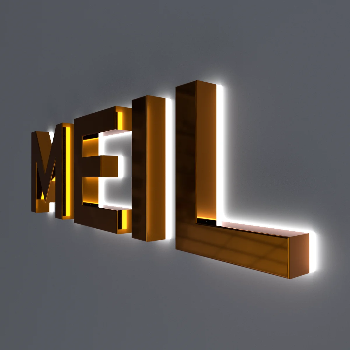 Light up Numbers Professional Custom Outdoor 3d Lighted House Number Sign Letters Led Backlit Stainless Steel Number