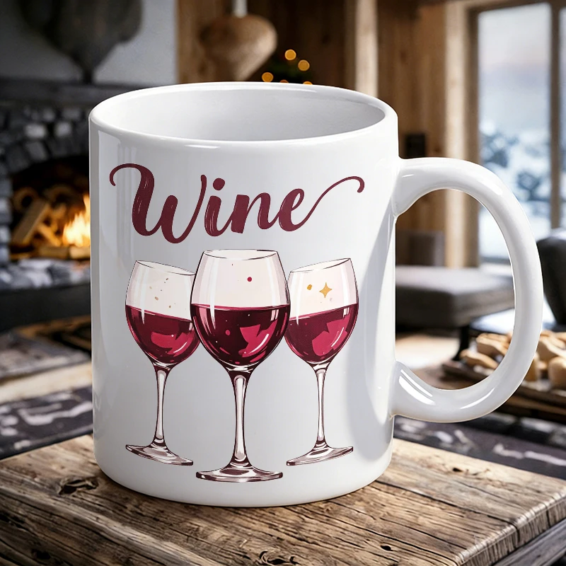 

Vineyard Delights Wine-themed Key Button Patterns Mother's Day printed Mug