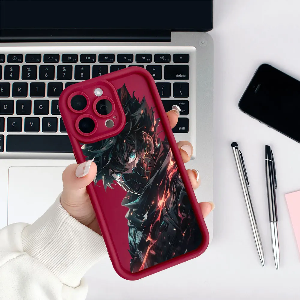 Boku No My Hero Academia Case For Redmi K60 K50 K40 Ultra 5G 15 14C 13 13C 12 12C 10 10C 9C 9A 9T 9 8 A5 A3 غطاء هاتف من السيليكون
