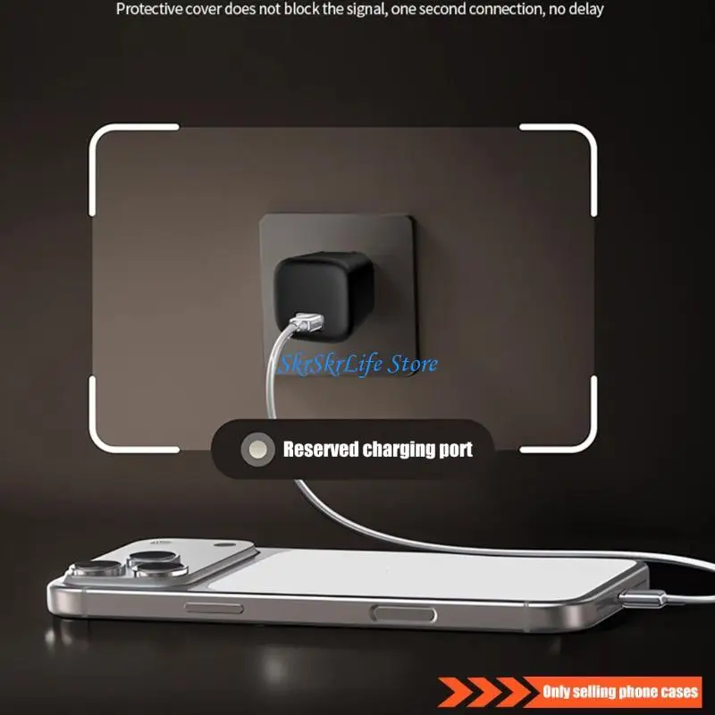 E65E Charging Head Protective Case Water Resistant Silicone Construction for Tricore Professional Charging Adapter