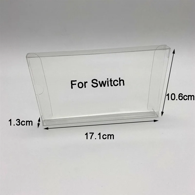 YuXi 1 шт., прозрачный игровой картридж, чехол CIB Games, пластиковый защитный чехол для домашних животных для N64 NES SNES для GB GBA GBC NGPC Switch