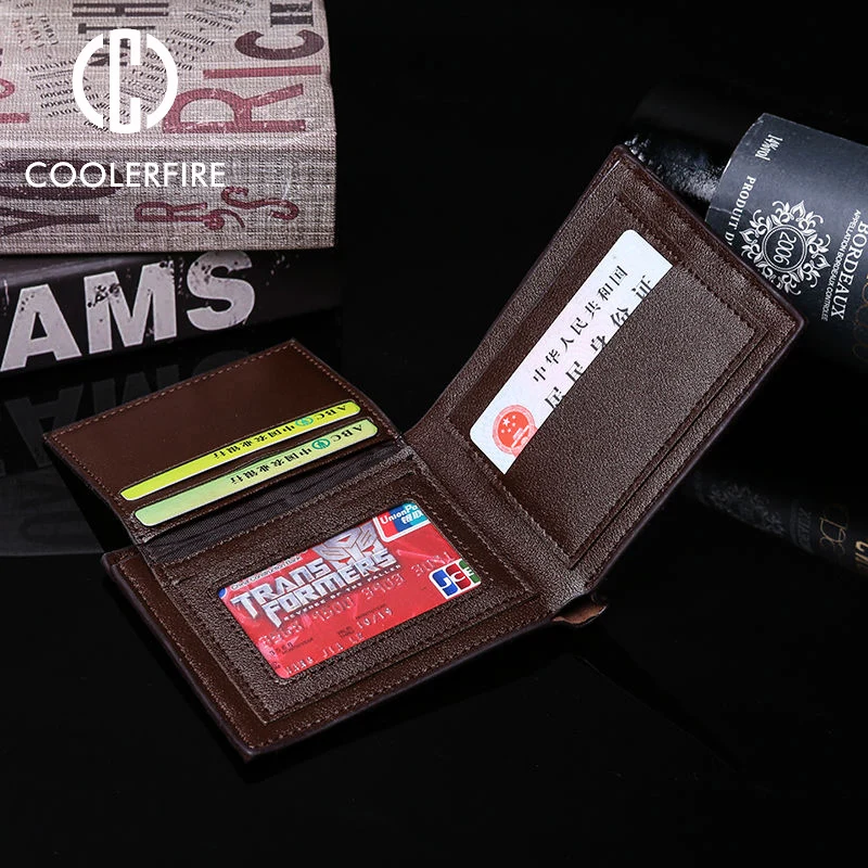 Men's Wallet Business work Small Wallet Mini Wallet Short Vertical Wallet Bank Card Set Cash No Zipper Wallet Purse Wallet PJ192