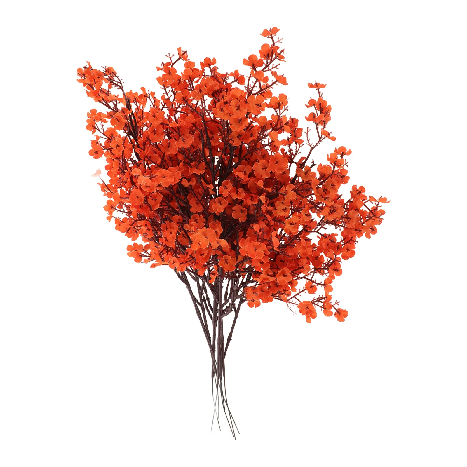 

8 Pcs Flowers Fake Faux Indoor Wedding Decor Artificial Gypsophila Bouquet Stem