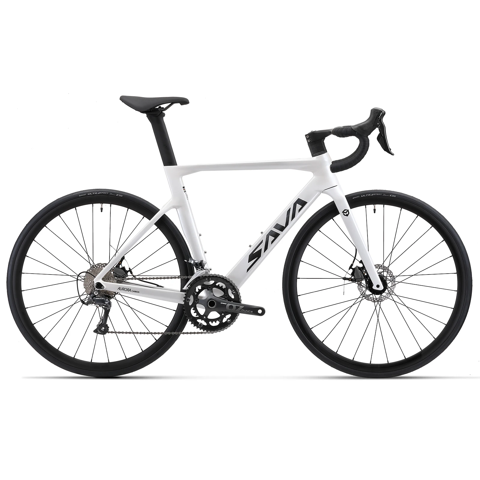 SAVA Road Bike Carbon Fiber Carbon Frame Racing Road Bike With Integrated Handlebars And SHIMANO 18 Speed ​​Bike Adult Race Bike