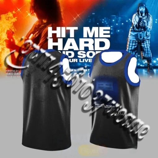 2026FamilyMatching New Unisex Retro Basketball Jersey Tank Top Billie "Hit Me Hard and Soft"  Breathable  Streetwear Sports Vest view 5