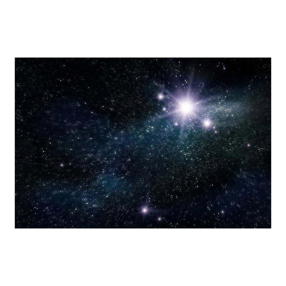 01 (2) Universe Starry Sky Explore Science Mystery Spectacular HD Image Silk Cloth Wall Poster Home Deco Art Style Festival Gift