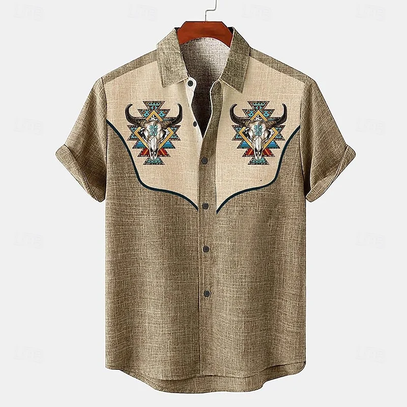 

Vintage Men's Shirt Short Sleeve New Shirt Fashion Casual Street Outdoor Shirt Linen Shirts Ropa De Hombre Camisas Para Hombres