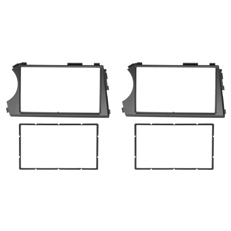

AU63-2X 2Din Car Fascia For SSANG YONG Actyon LHD Stereo Fascias Panel Dash Mount Installation Car DVD Frame Kit In-Dash