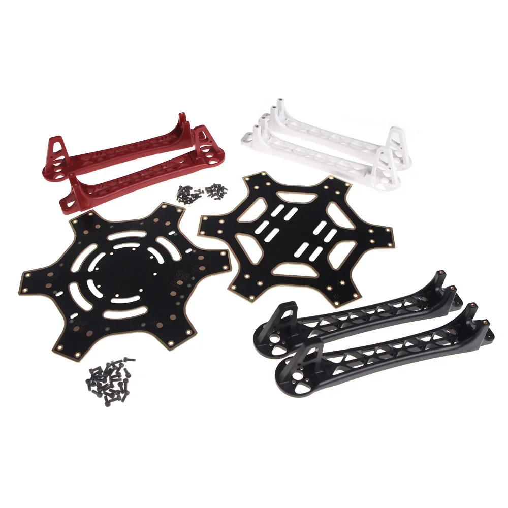 F550 Hexa-Rotor Muticopter Frame met Skid Landingsgestel Als DJI Voor KK quadcopter kit MultiCopter Hexacopter RC Drone