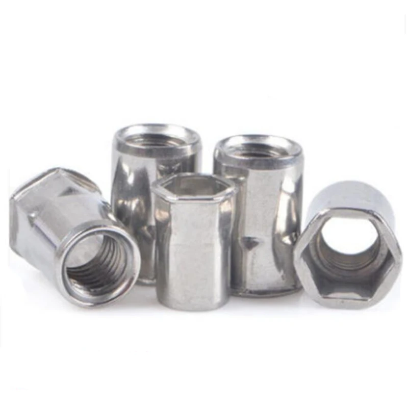 M3 M4 M5 M6 M8 M10 ステンレス鋼半皿頭小縮小皿頭ねじリベットインサートナットサートキャップリベットナット