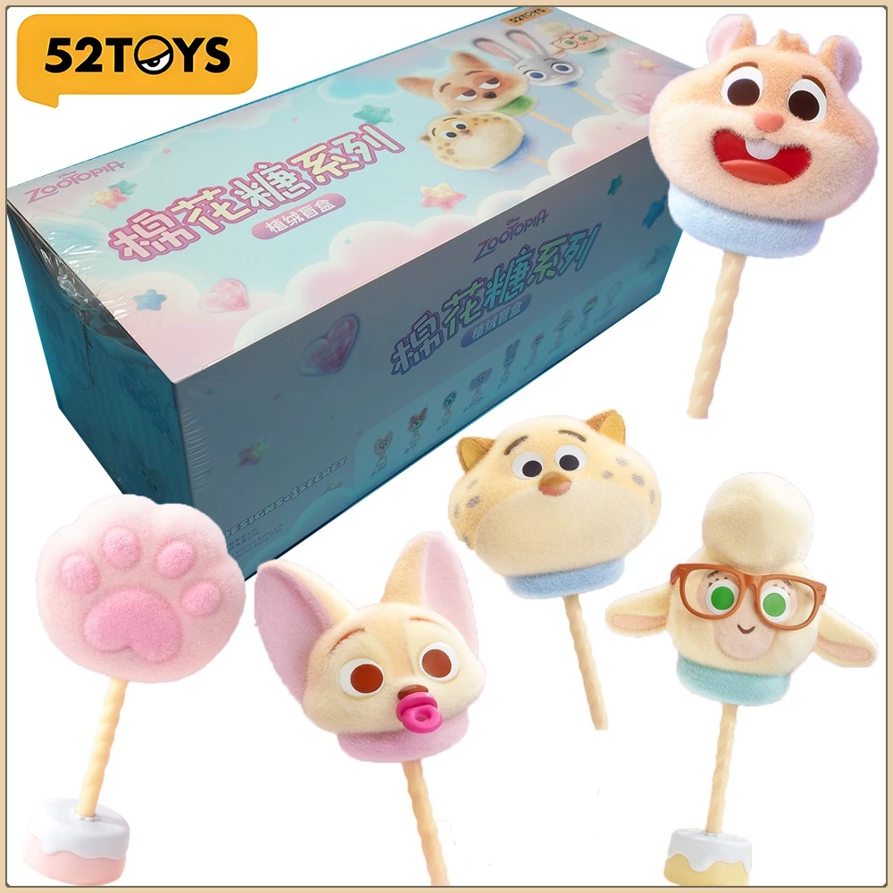 

Genuine 52TOYS Zootopia Marshmallow Series Blind Box Nick Judy Cartoon Dolls Home Decoration Birthday Gift for Boys and Girls