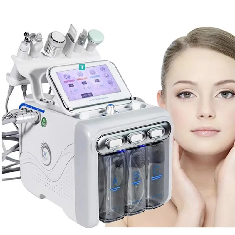 Multi-function H2O2 Water Oxygen Small Bubble Jet Peeling Hydra Beauty Skin Cleaning Hydra Dermatization Facial Machine