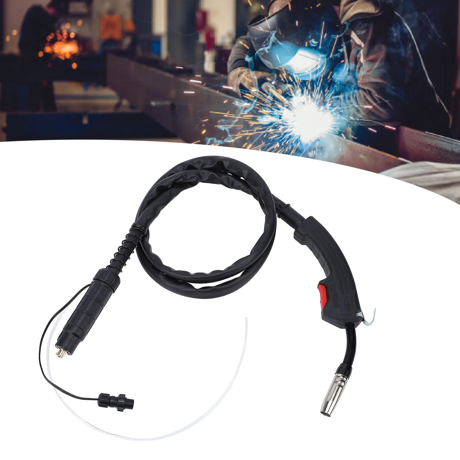 

Сварочная горелка MIG для аппарата MIG130, для сварки в среде защитного газа CO2, для проволоки 0.8-1.2мм, 160-200А, длина 2м