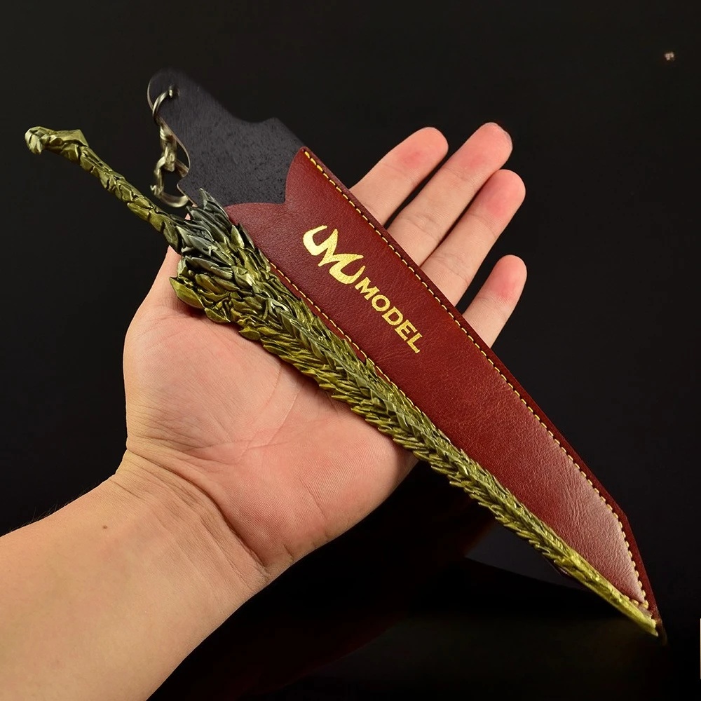 30 CM Eldenn Japanese Game Peripherals Gragon King's Rock Sword Metal Weapons Model Gift Box Collectible Desk Ornaments Boy Toy