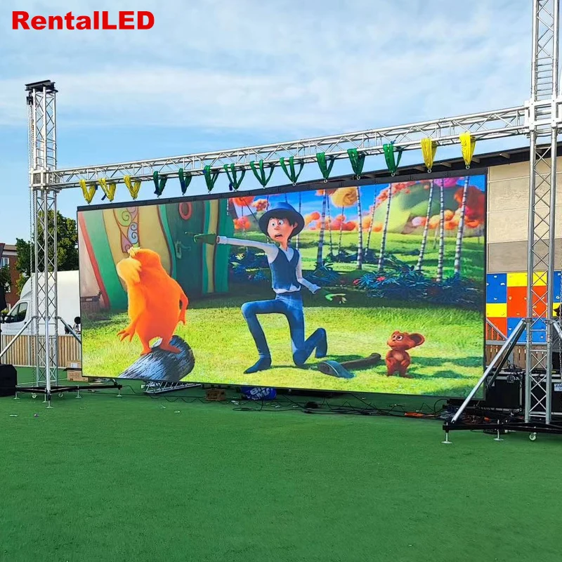 

RentalLED LED Video Panel Indoor P2.5 640mm×480mm Full Color Small Pixel High Refresh Advertising Background Led Screen Wall