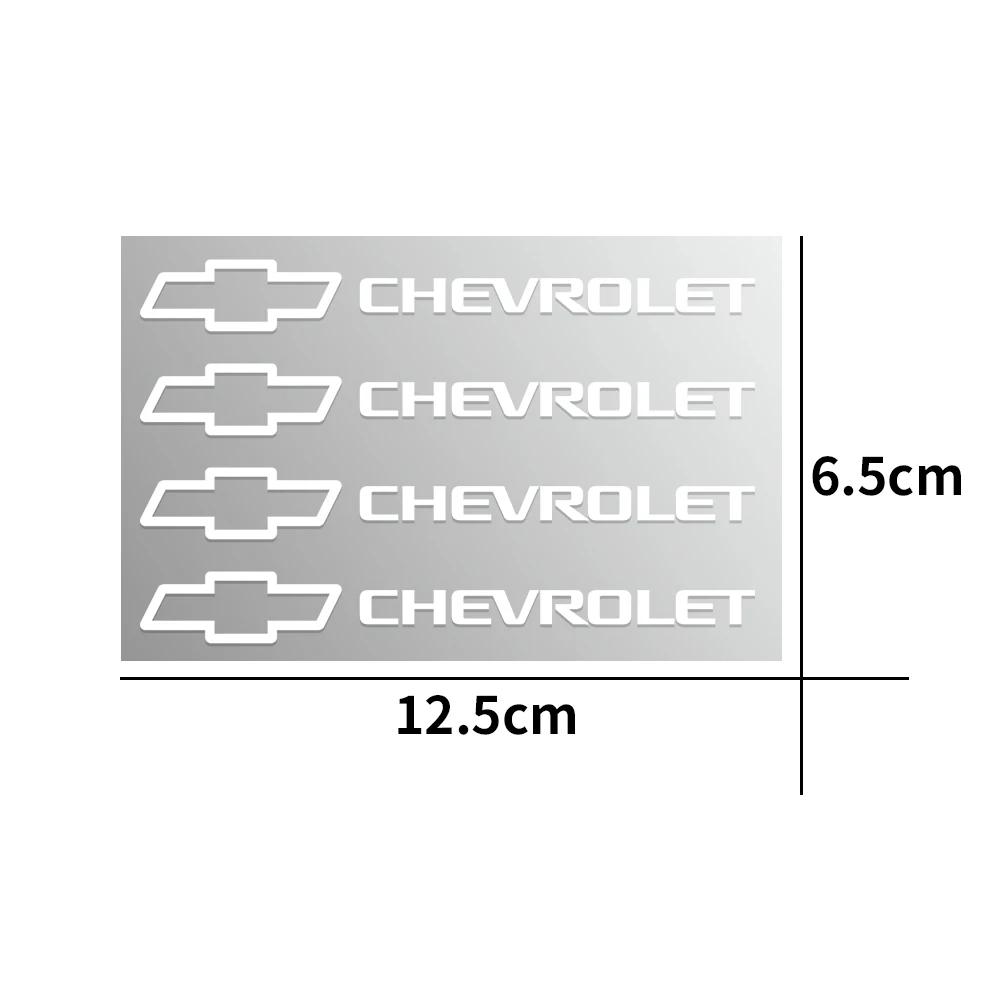 4Pcs Reflective Car Styling Wheel Rims Body Stickers Decoration For Chevrolet Cruze Captiva Sonic Spark Onix Aveo Orlando Sail