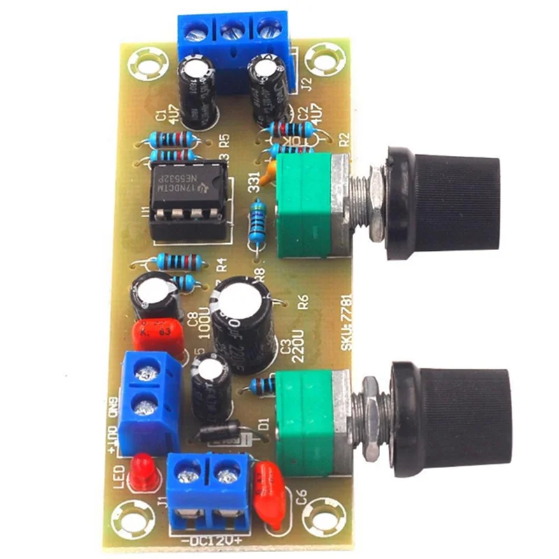 

ABAC-DC 10-24V Subwoofer Amplifier Preamp Board Single Power Supply Filter Board Frequency Filter Plate For DIY Kit