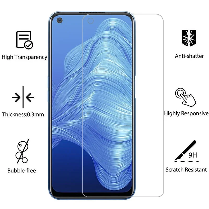 Realme 7 프로용 강화 유리 스크린 보호대 케이스, Realmi 7 프로 보호 휴대폰 커버, 360 Realme7 5g Realme7pro