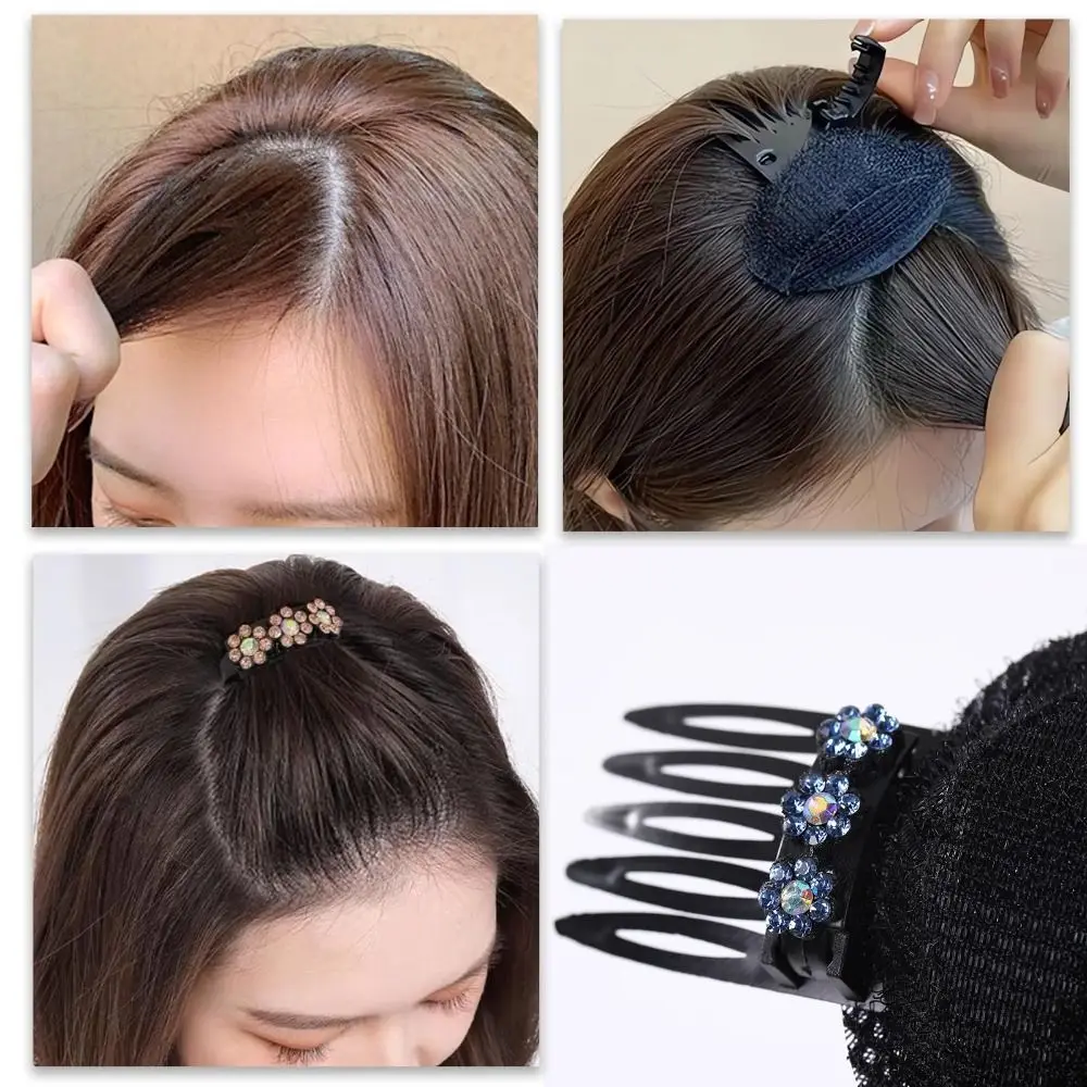 Invisible Hair Bun Hair Pad para Mulheres, Peruca Fofa, Princesa Styling Tools, Espessamento Puff, Almofada para Cabeça, Novo