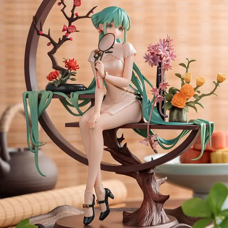 

yyhcAncient style cheongsam two-dimensional animation Shaohua Hatsune future figure singer model ornament birthday gift model