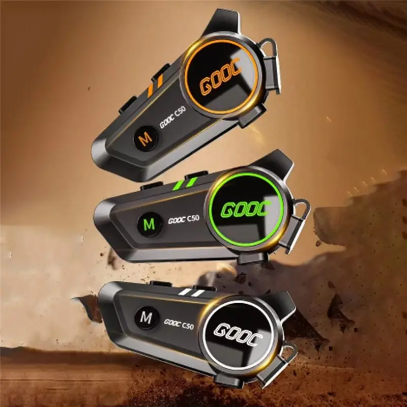 Classy-Motorcycle Earphone Helmets Headset 5.3 Bluetooth Headphones Wireless Earphone Bike Earphone Handsfree 3D Stereo Earbud