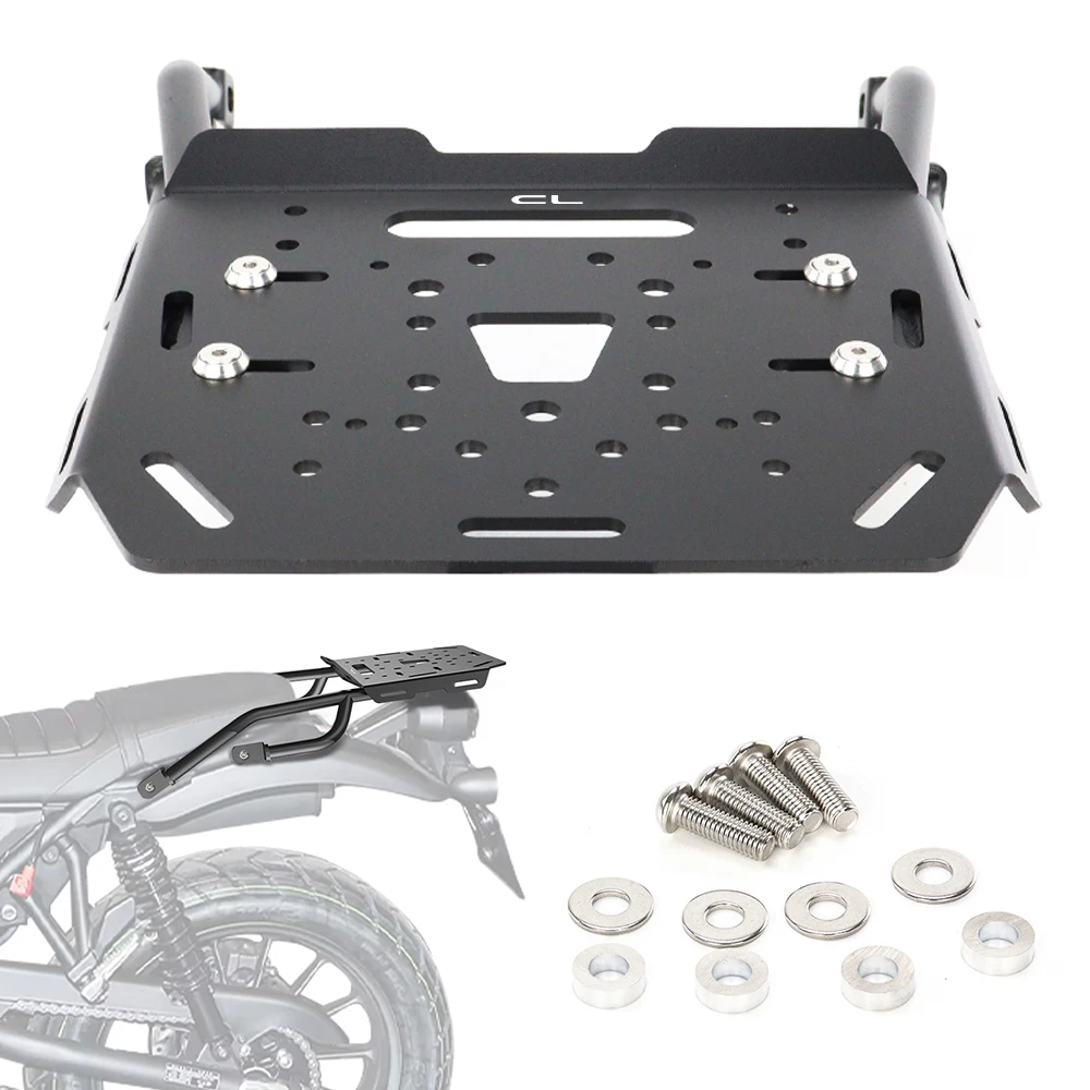 

Motorcycle Rear Luggage Bracket For Honda CL 250 CL 300 CL 500 SCL 500 Storage Top Case Support Carrier Cargo Tail Bag Holder