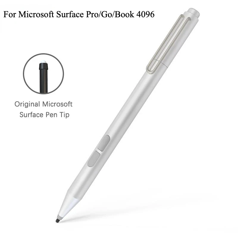 Stylus Pen for Microsoft Surface Pro/Go/Book 4096 Levels Anti-accidental Handwriting Tablet Pen Compatible with Pad