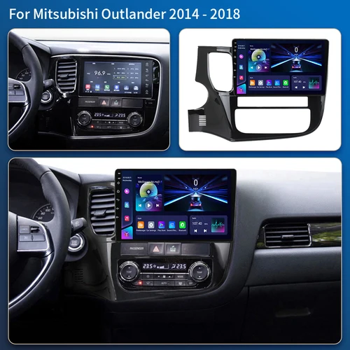 Imagen 2 del producto Android 16 Carplay Auto Radio reproductor Multimedia para Mitsubishi Outlander 3 2012-2018 Autoradio GPS estéreo 2din unidad principal BT