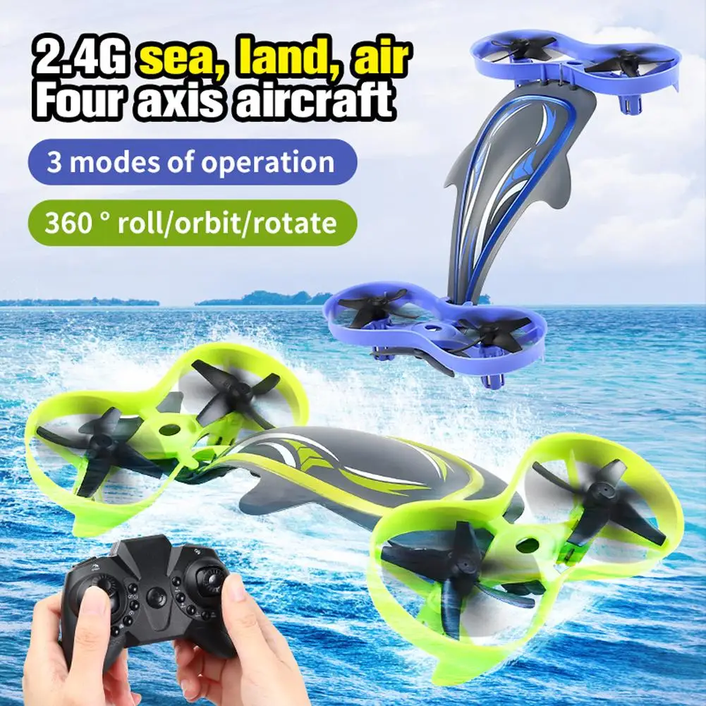 

RC UAV toys Remote Control Drone 3-in-1 Sea Land Air Electric Remote Control Aircraft Model Toys For Boys Gifts Outdoor Toy