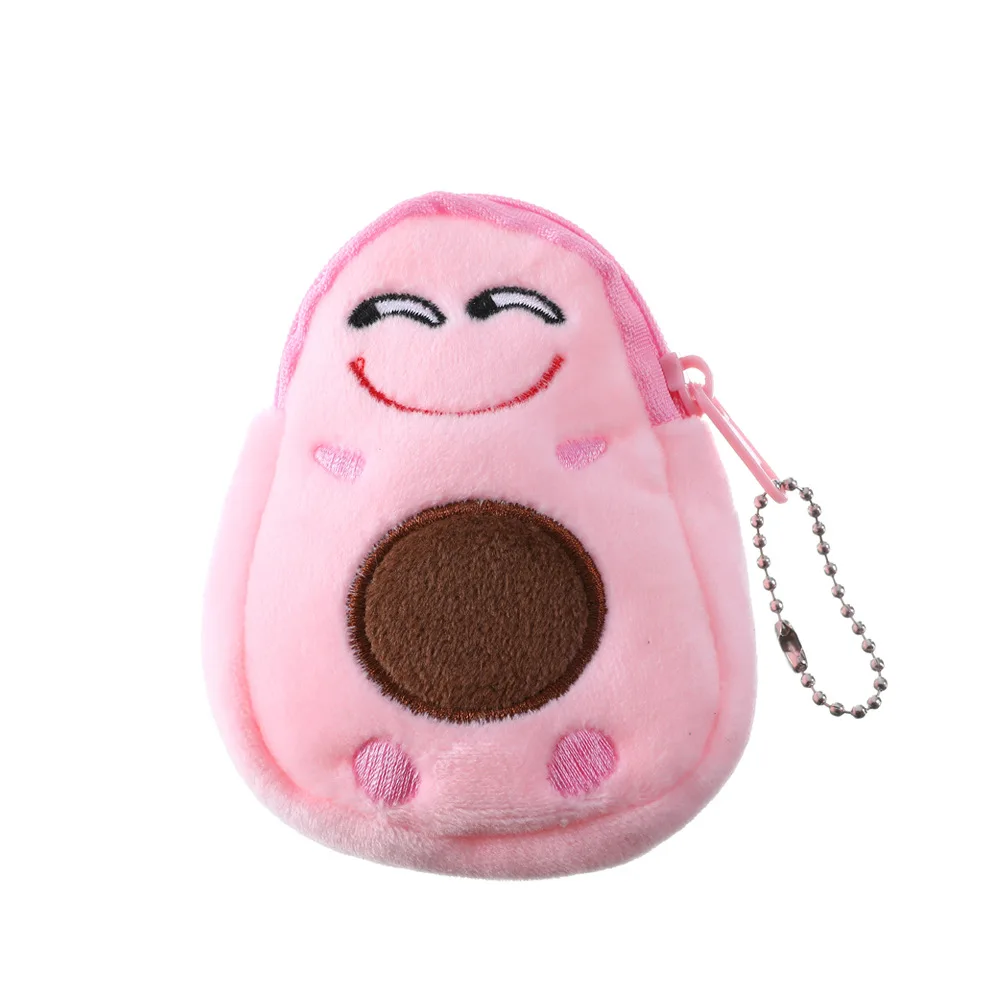 

Fashion Kawaii Cartoon Girls Money Pouch Wallet Avocado Purse Key Case Bags Small Coin bag