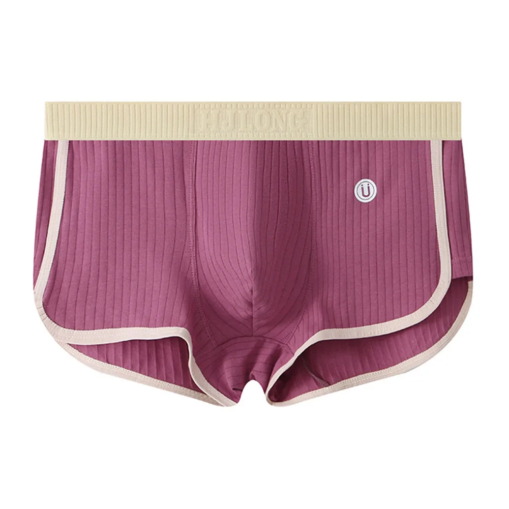 

Holiday Men Underwear Panties L-3XL Lingerie Middle Elasticity Middle Waist Pouch Red Solid Color Spring Summer