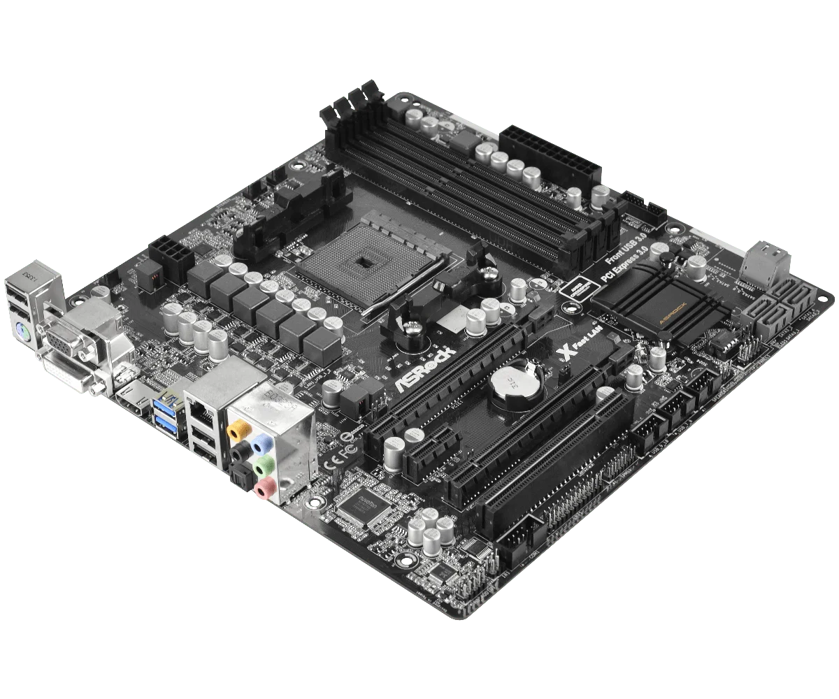 ASROCK FM2A78M Pro4+ Motherboard Sockel FM2+ AMD A78 DDR3 64 GB Micro ATX unterstützt A8 765 A10 5700 A4 6300 A6 640 A8769 CPU