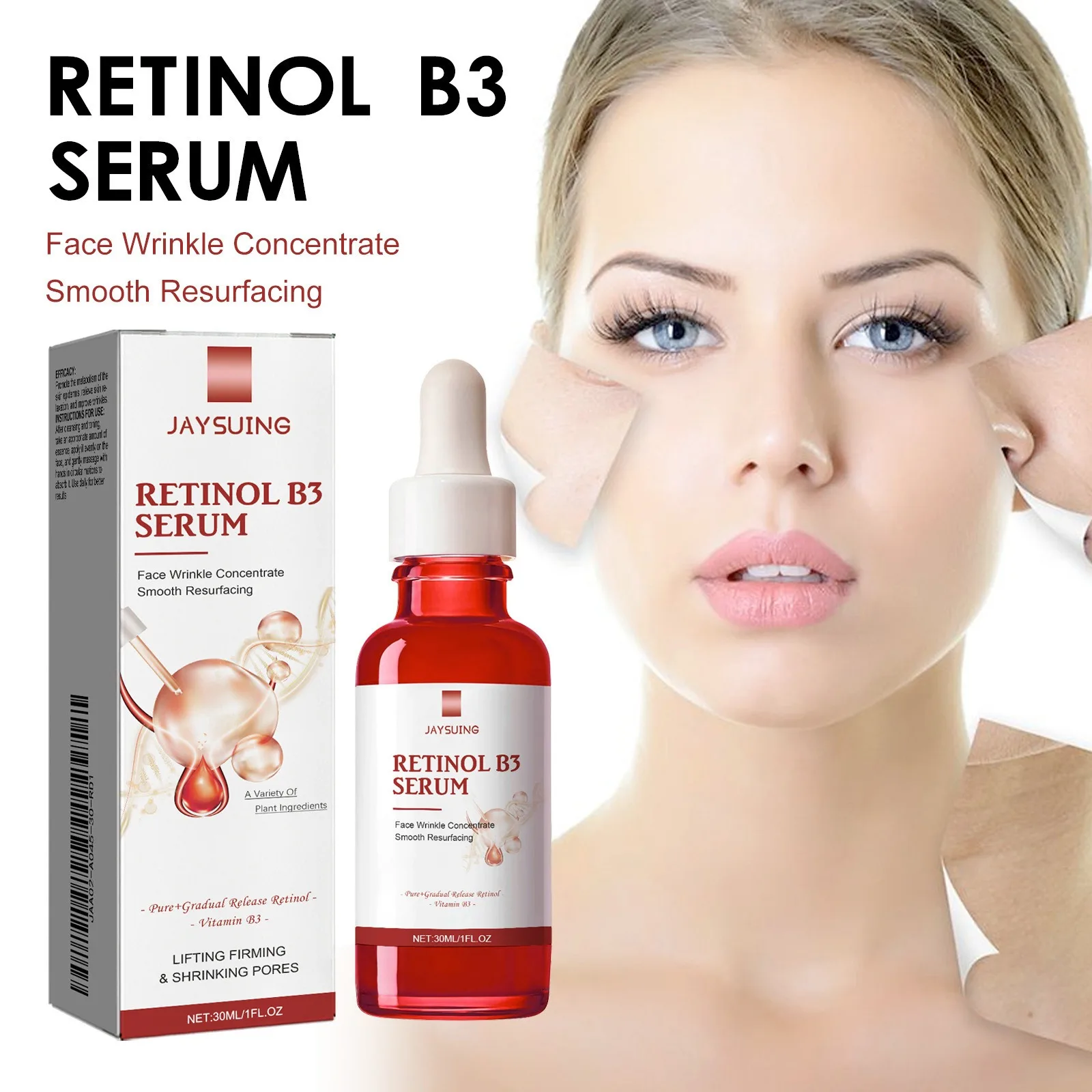 Suero ordinario de Retinol, antienvejecimiento, elimina las arrugas, Lifting, ilumina la piel, desvanece las líneas finas de los ojos, hidrata la esencia Facial firme