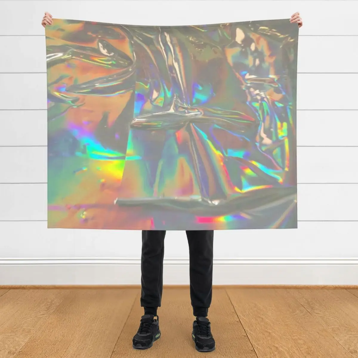 

Holographic Whisper Throw Blanket Baby Loose Moving Furrys Blankets
