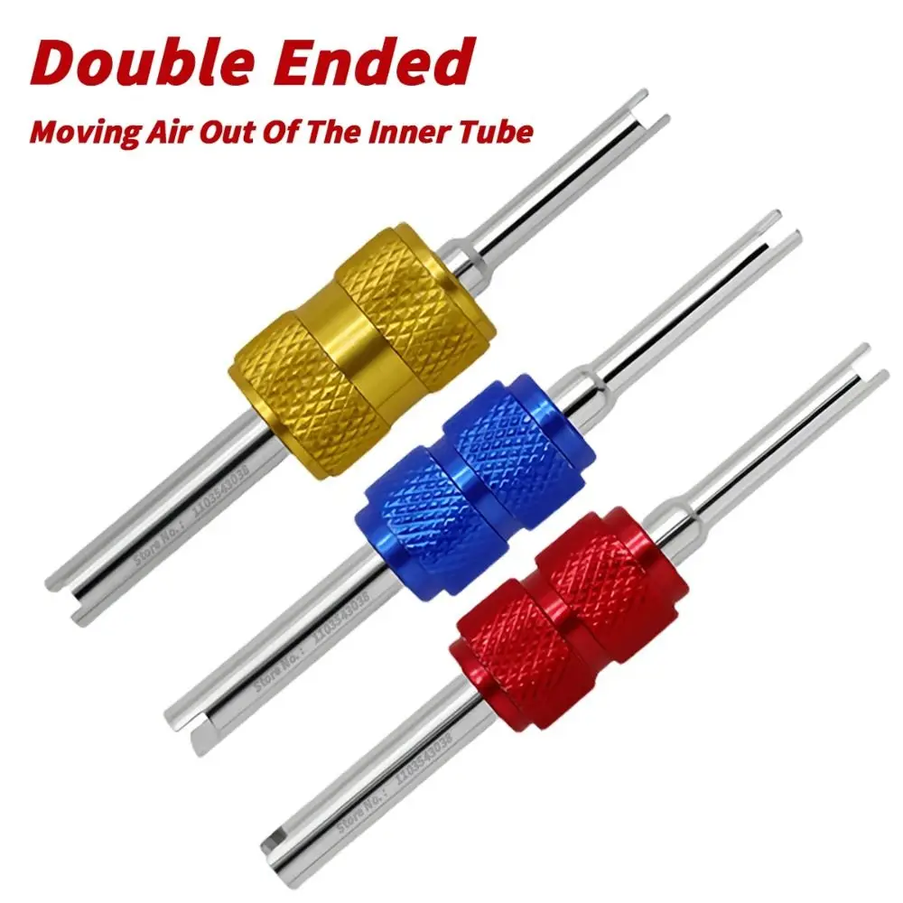 4Pcs Universal Tire Valve Core Stems Remover Car Accessories Aluminum Alloy Tire Remover Repair Tool Multi-color