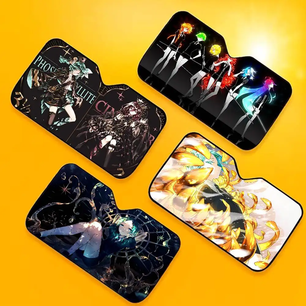 

Manga L-Land Of The Lustrous Jade Car Sunshade Nature Sun Shade Windshield Privacy UV Protector For Truck/SUV/Vehicle Visor