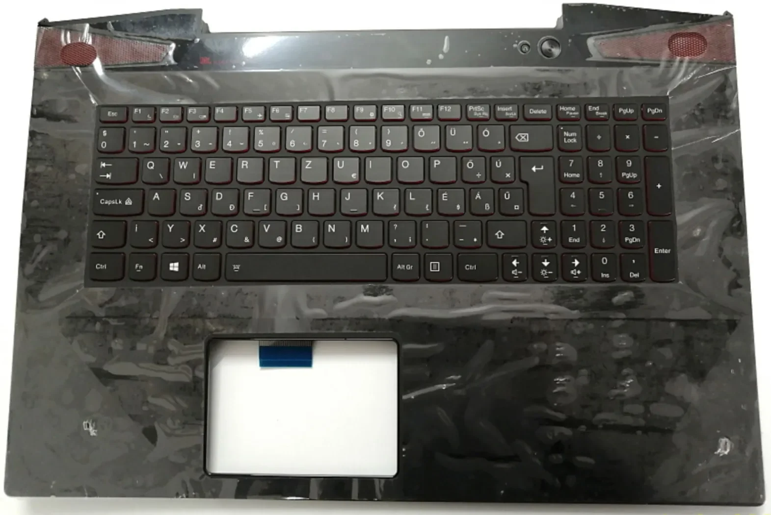 

MEIARROW New/orig for Lenovo Ideapad Y70 Y70-70 Y70-80 17.3" Palmrest Hungary keyboard Upper Cover Backligt 5CB0G59799