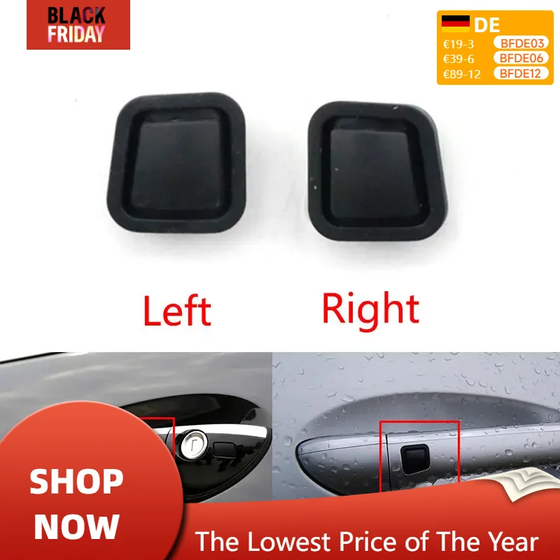 Outside Keyless Door Handle Sensor Entry Button Switch Rubber Cover For Mercedes-Benz R-Class AMG W251 R320 R350 R500 R63 06-12