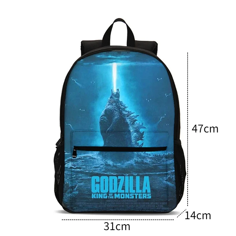Godzilla Harajuku Anime Backpacks for 3D Print Oversize Student School Bag Mochila Cosplay Backpacks Laptop Bags Gifts - view 6