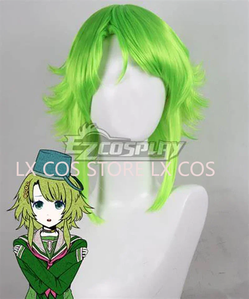 Jogo seu virar para morrer kanna kizuchi cosplay traje feminino peruca terno de festa saias superiores neckwear uniformes de halloween feito sob encomenda