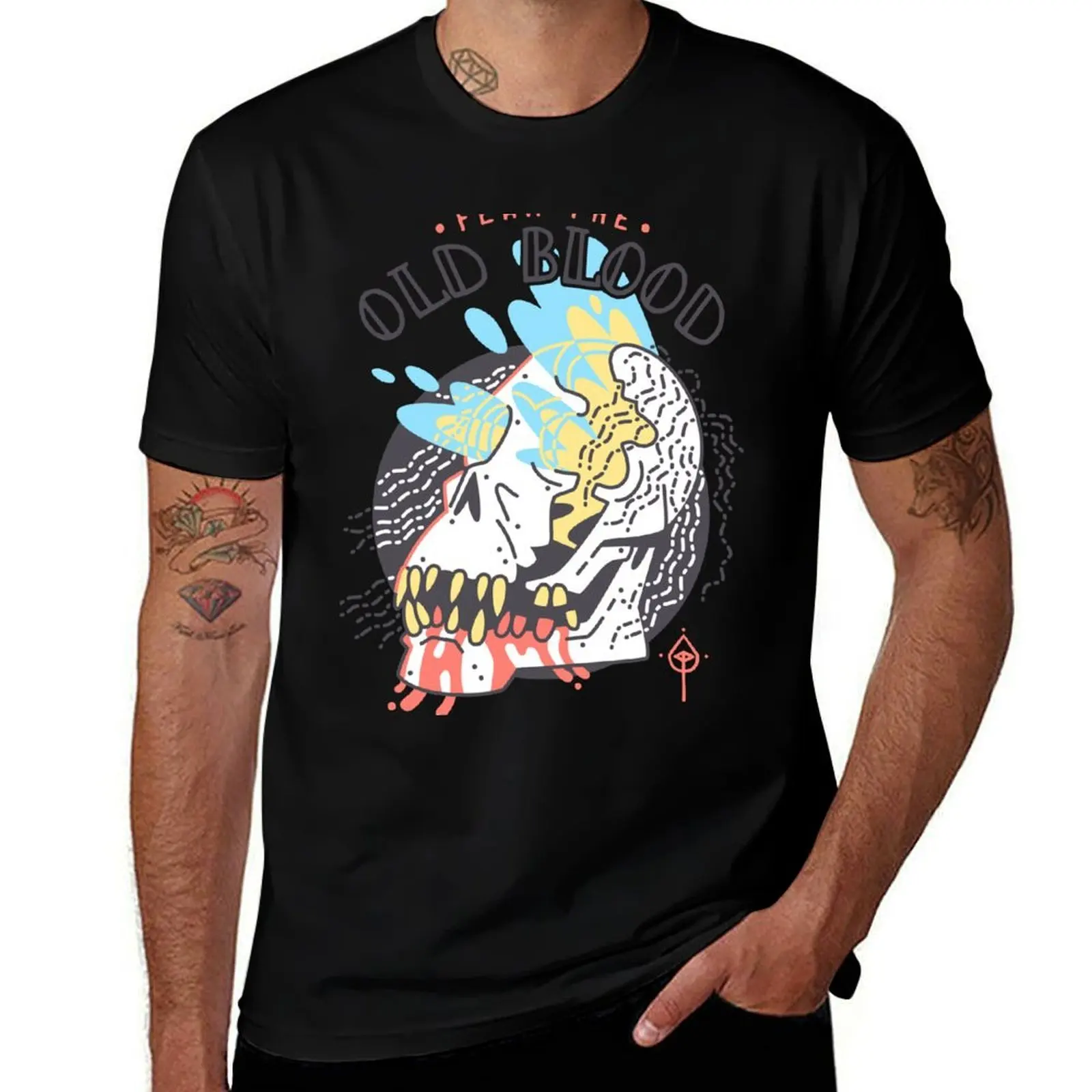 The Old Blood - Larry's Version T-Shirt Basic Simple Design Short Sleeve Shirt