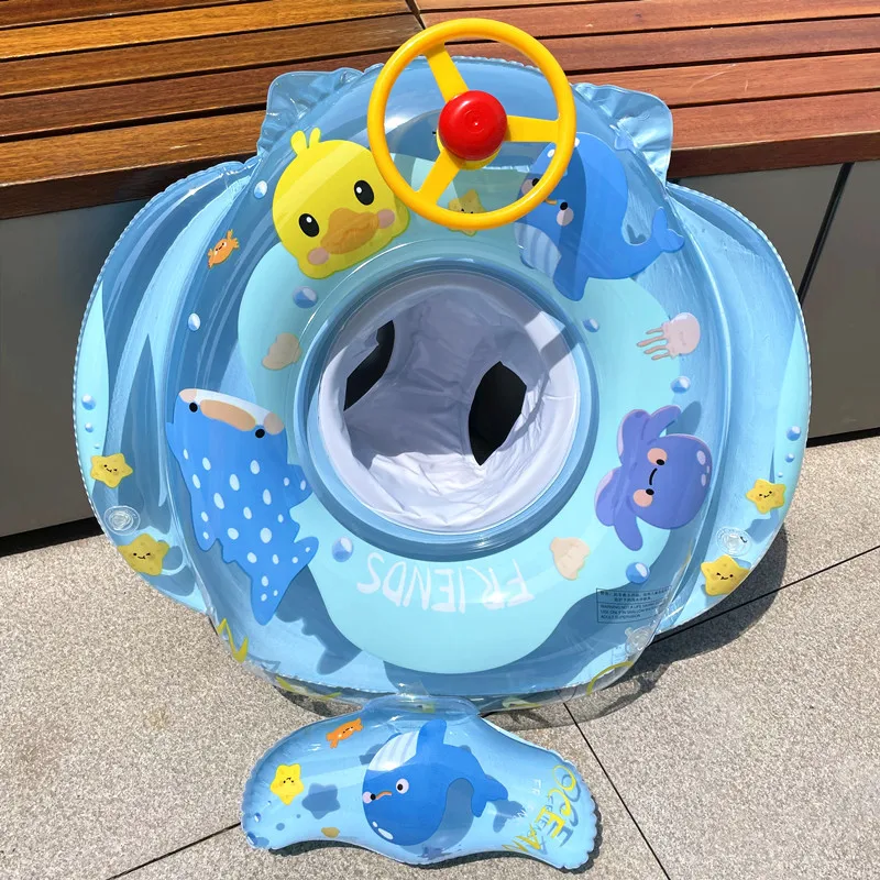 ROOXIN-Inflável Baby Swim Ring Tube, anel de natação brinquedo, assento para criança, círculo de natação, flutuador, equipamento de água praia