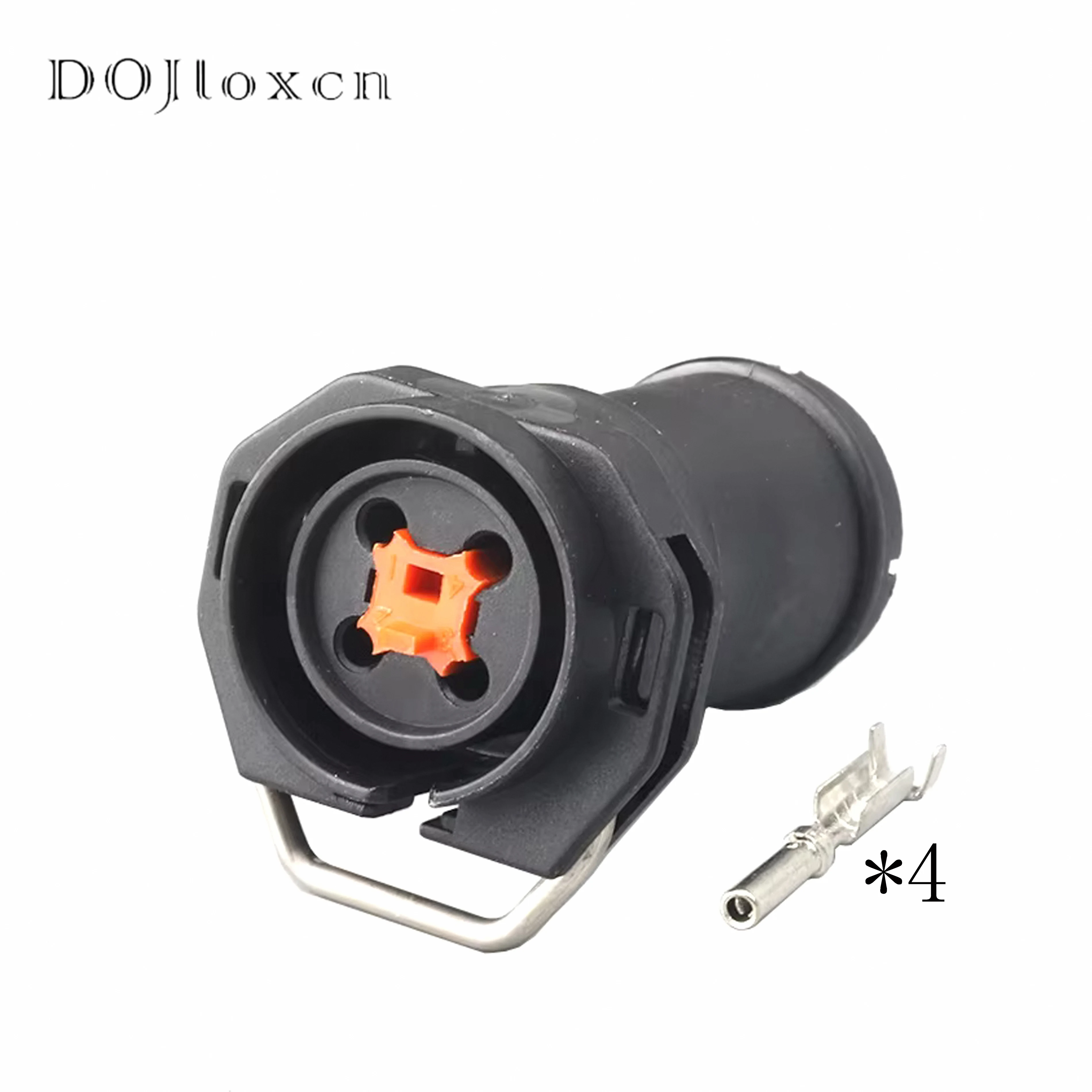 1/5/10/20/50 Sets 4 Pin 086-0068-000 Male Round Shape Connector Jacket Auto Way Female Socket Wiring Plug Fuse Box