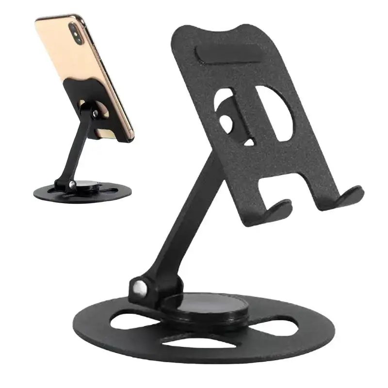 

Foldable Phone Holder Foldable Desk Smart Phone Stand Rotatable Heavy Duty Cell Phone Stand Stable Holding with Non-Slip Pads