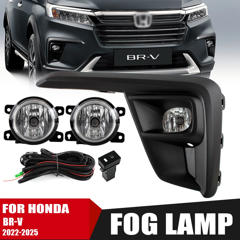

Комплект обновления противотуманной фары переднего бампера ДЛЯ HONDA BR-V 2022 2023 2024 Версия 2025 Дополнительный переключатель противотуманных фар BRV + проводка