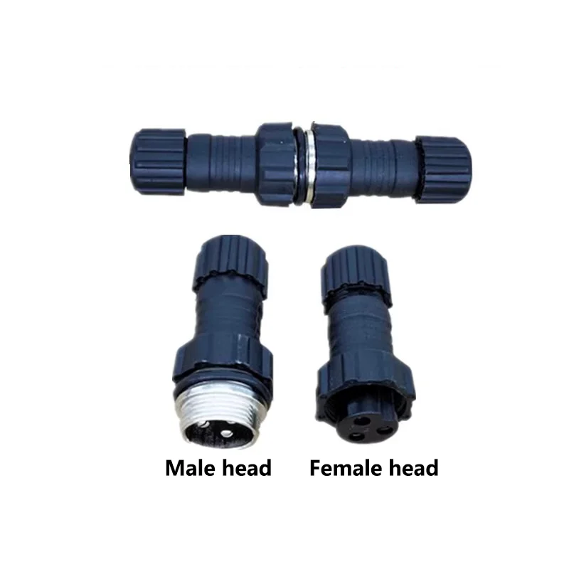 5Sets GX16 Aviation Connector M16 Waterproof Back Nut Docking Male&Female Plug And Socket 2/3/4pin 5pin 6pin7pin8pin9pin