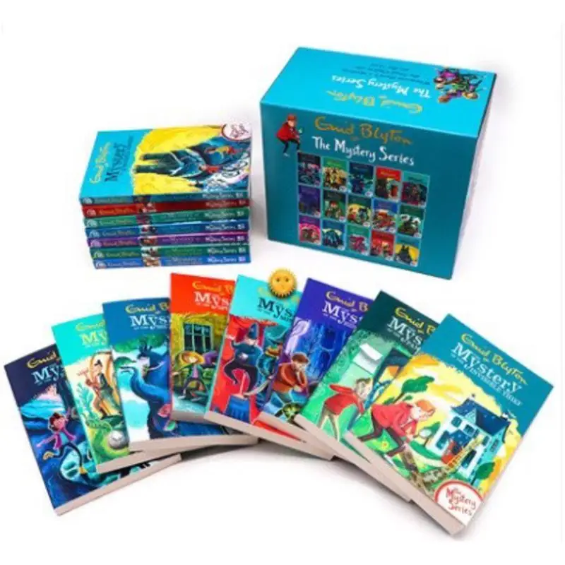 15 Books Gift Box Set Enid Blyton The Mystery Series Children's Literature Chapter Bridge Story Kids Reading