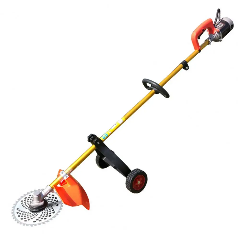 Lawn Mower Support Wheel Precise Mowing Attachment String Trimmer Support Wheels Lawn Mower Accessories with Strong Load-bearing