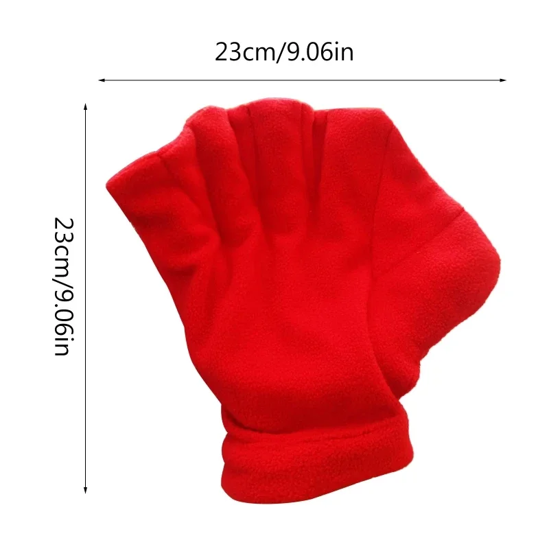 1PC Bird Parrot Handling Flannel Gloves Soft Anti Bonding Mitten for Small Animals Hamster Warm Calming Gloves Pet Products