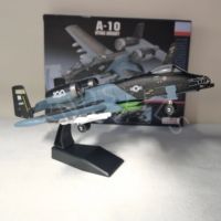 Airplane A-10 ABS 1/72 Scale Aircraft Plastic Material Fighter Finished Souvenir Collection Building Block Plane Decor Ornaments